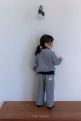 ［The beige］Velvet wide pants