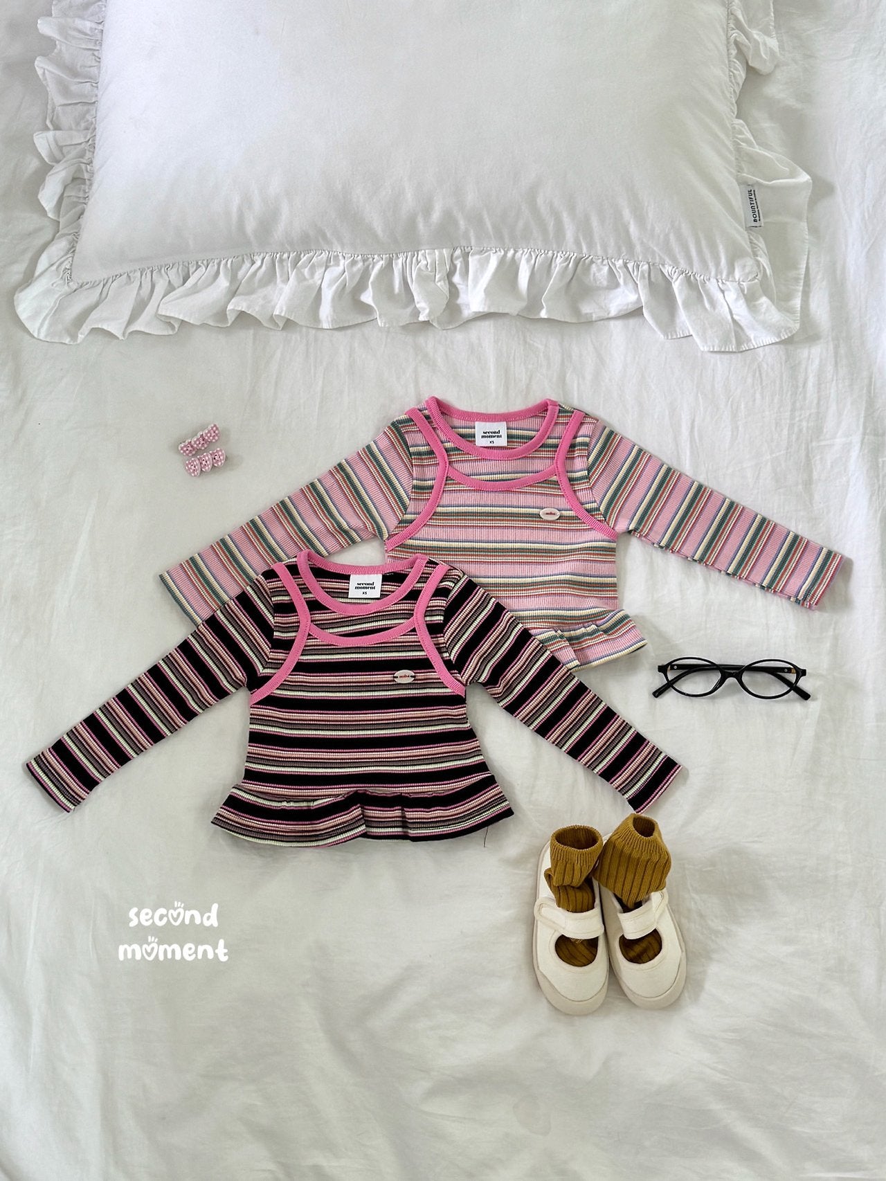 ［second moment］Mango stripe tops