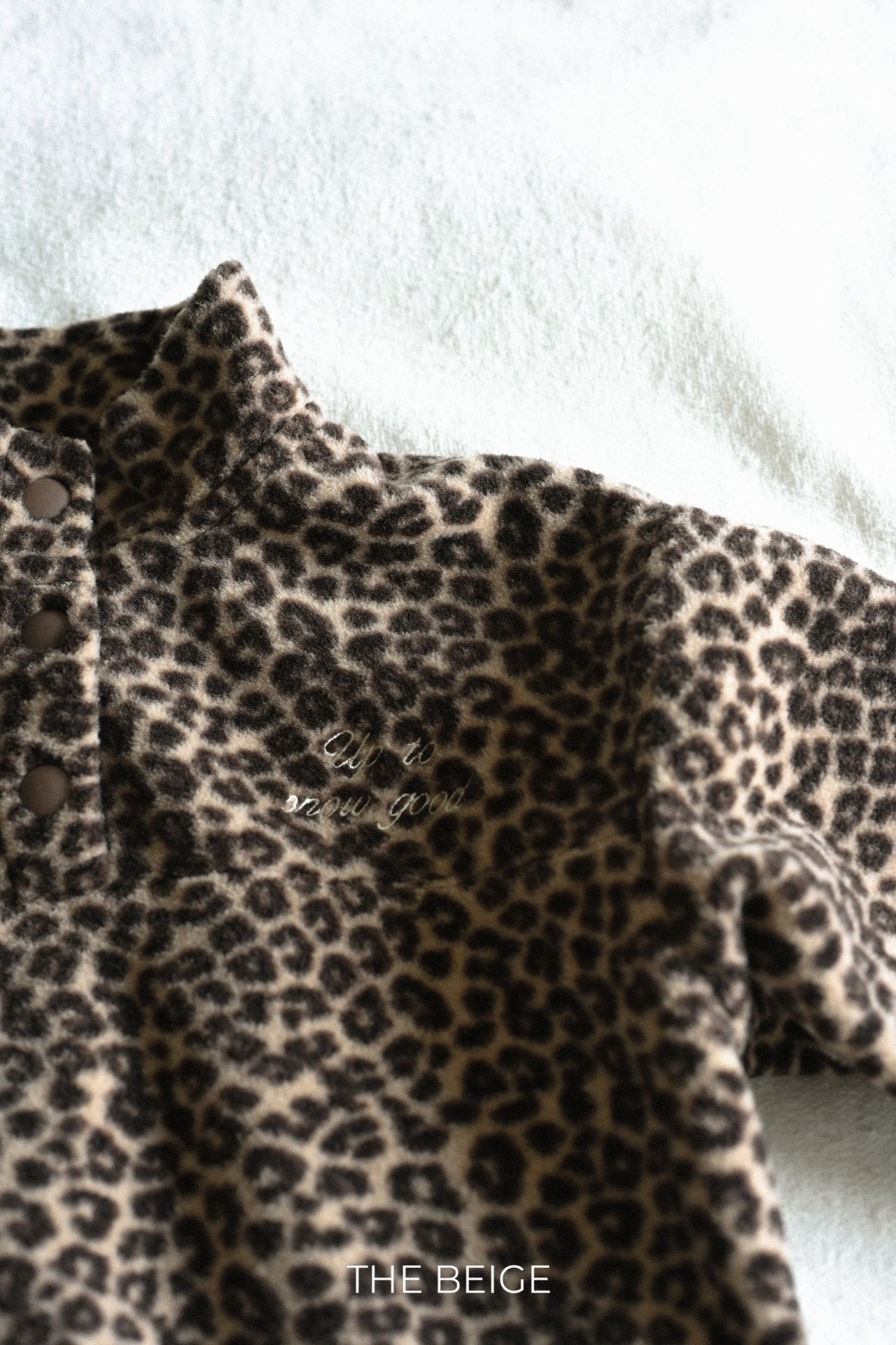 ［The beige］Fleece anorak