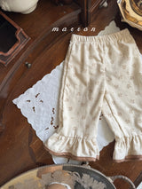 ［marron］Lala frill pants