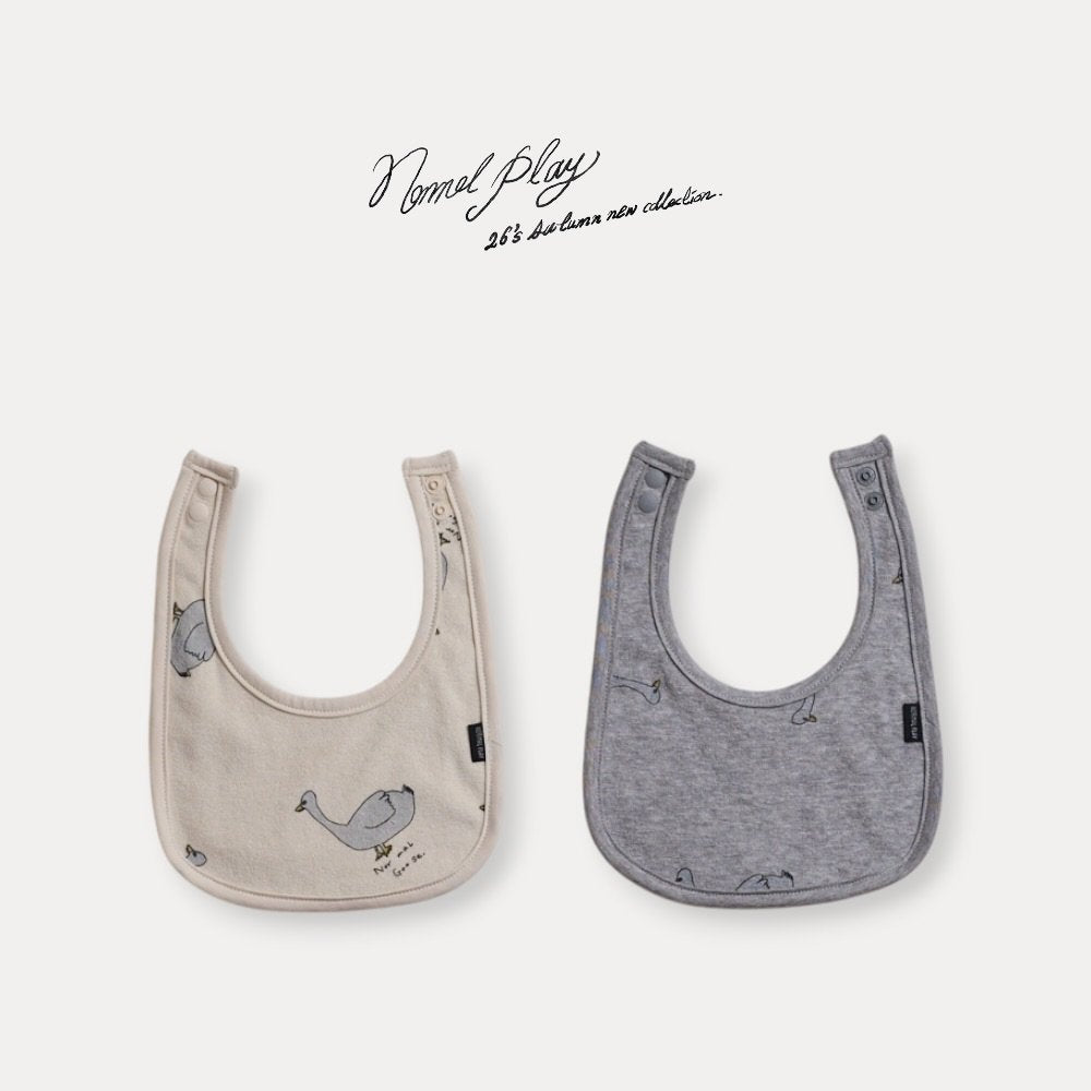 ［normalplay］Terry Duck Bib