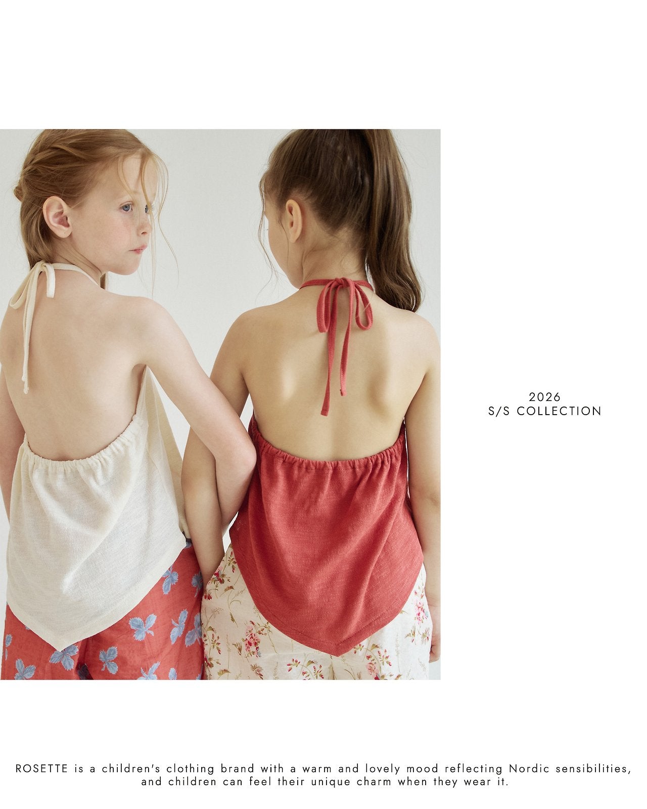 ［ROSETTE］Summer halter tops