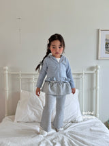 ［second moment］Glow frill zip up hoodie