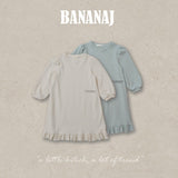 ［BANANAJ］Lettering waffle one-piece