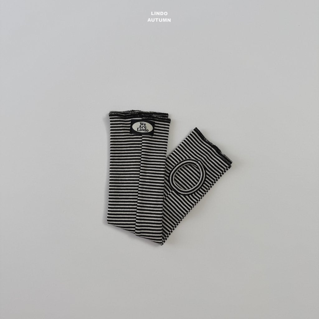 ［LINDO］Autumn leg warmer (stripe)