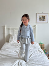 ［second moment］Glow frill zip up hoodie