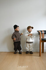 ［The beige］Fleece anorak