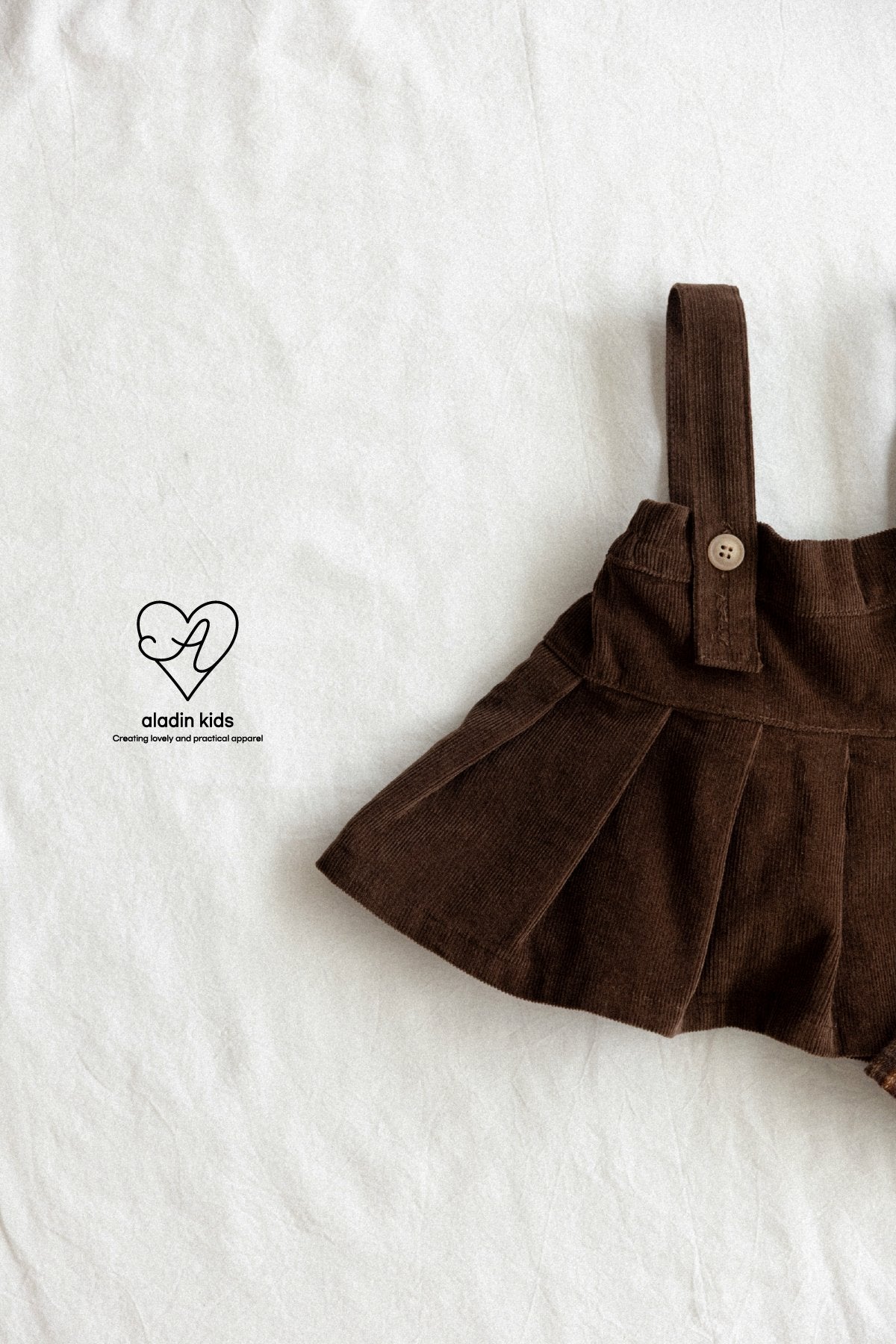 ［aladin］Pleats suspender skirt