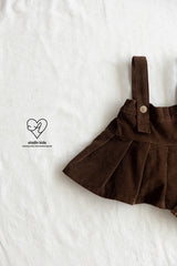 ［aladin］Pleats suspender skirt
