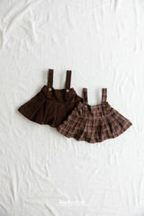 ［aladin］Pleats suspender skirt