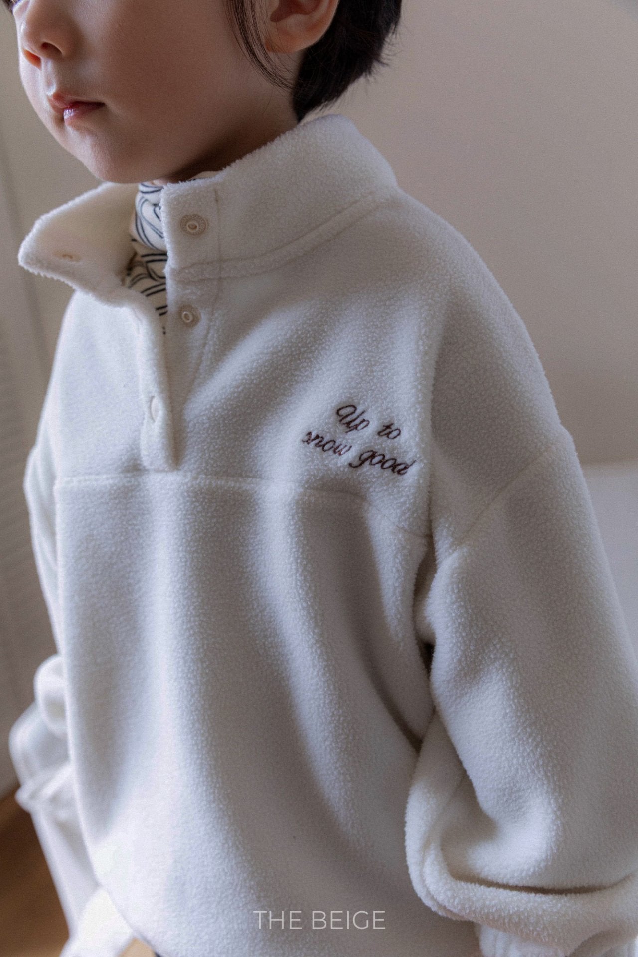 ［The beige］Fleece anorak