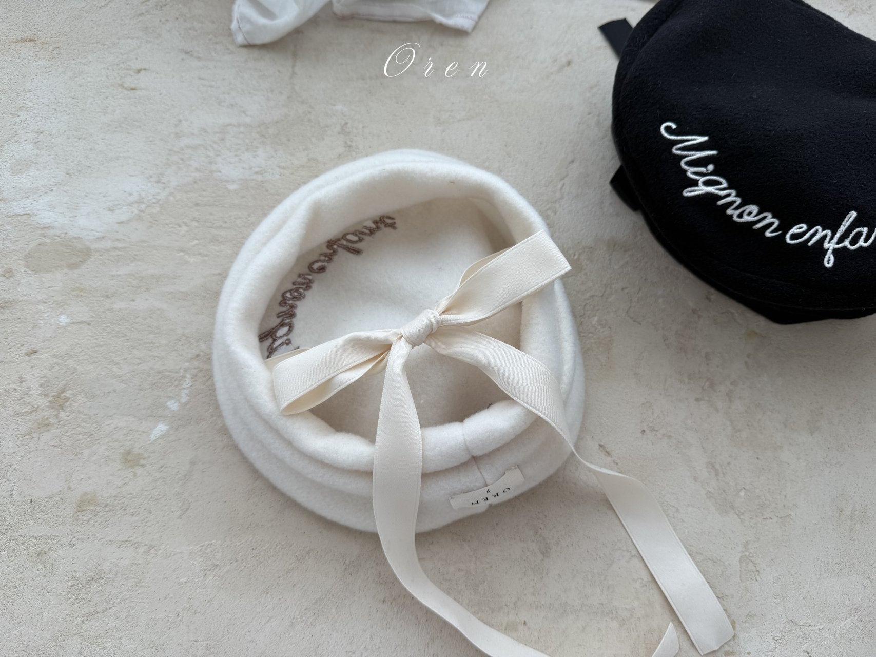 ［OREN］Noel fleece beret
