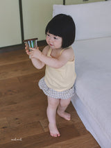 ［melmel］Popo check short bloomer