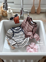 ［second moment］Barbie stripe frill tops