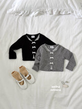 ［second moment］To lace ribbon cardigan