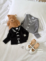 ［second moment］To lace ribbon cardigan