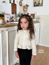 ［second moment］Glow frill zip up hoodie