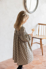［perrobebe］Ivy smock one-piece