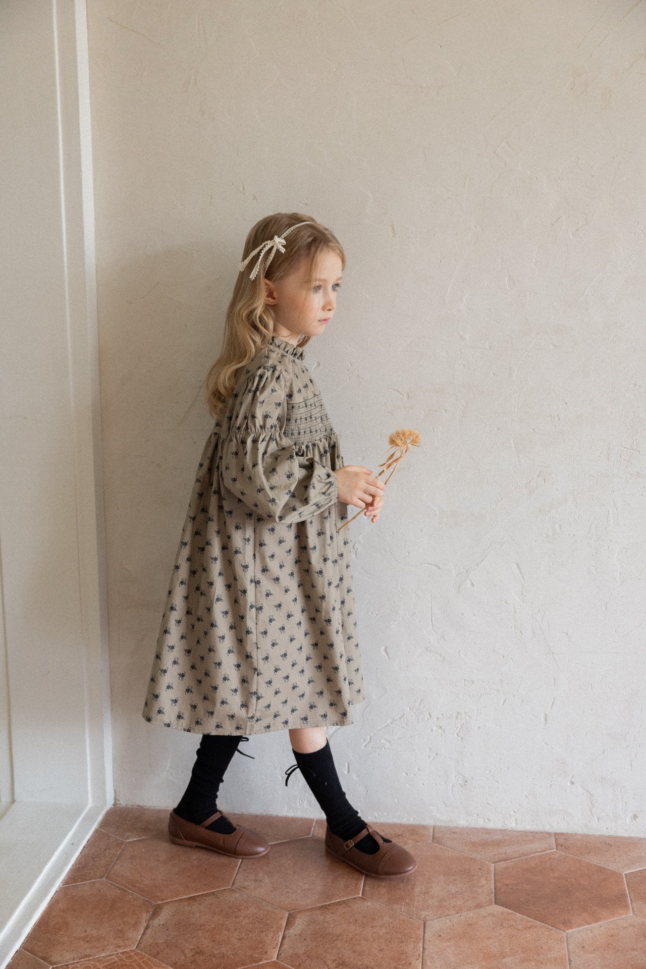 ［perrobebe］Ivy smock one-piece