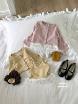 ［second moment］Smoodie cardigan & camisole set