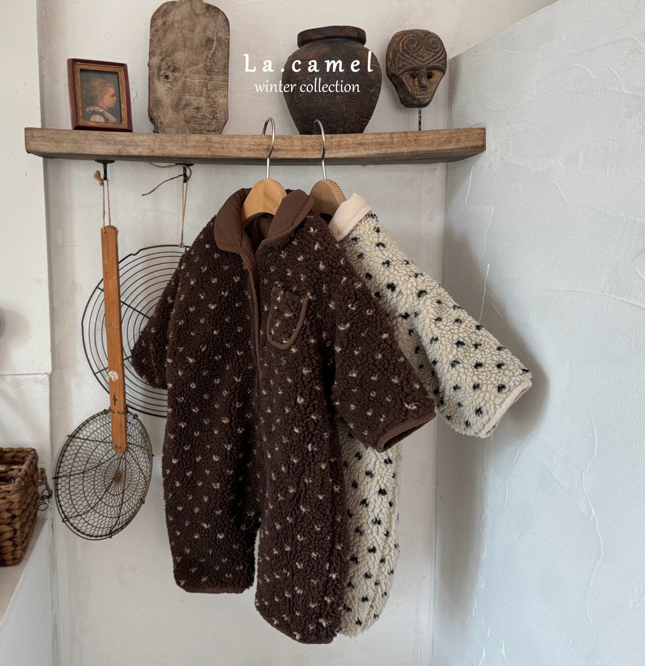 ［La.camel］Brownie  reversible padding suit