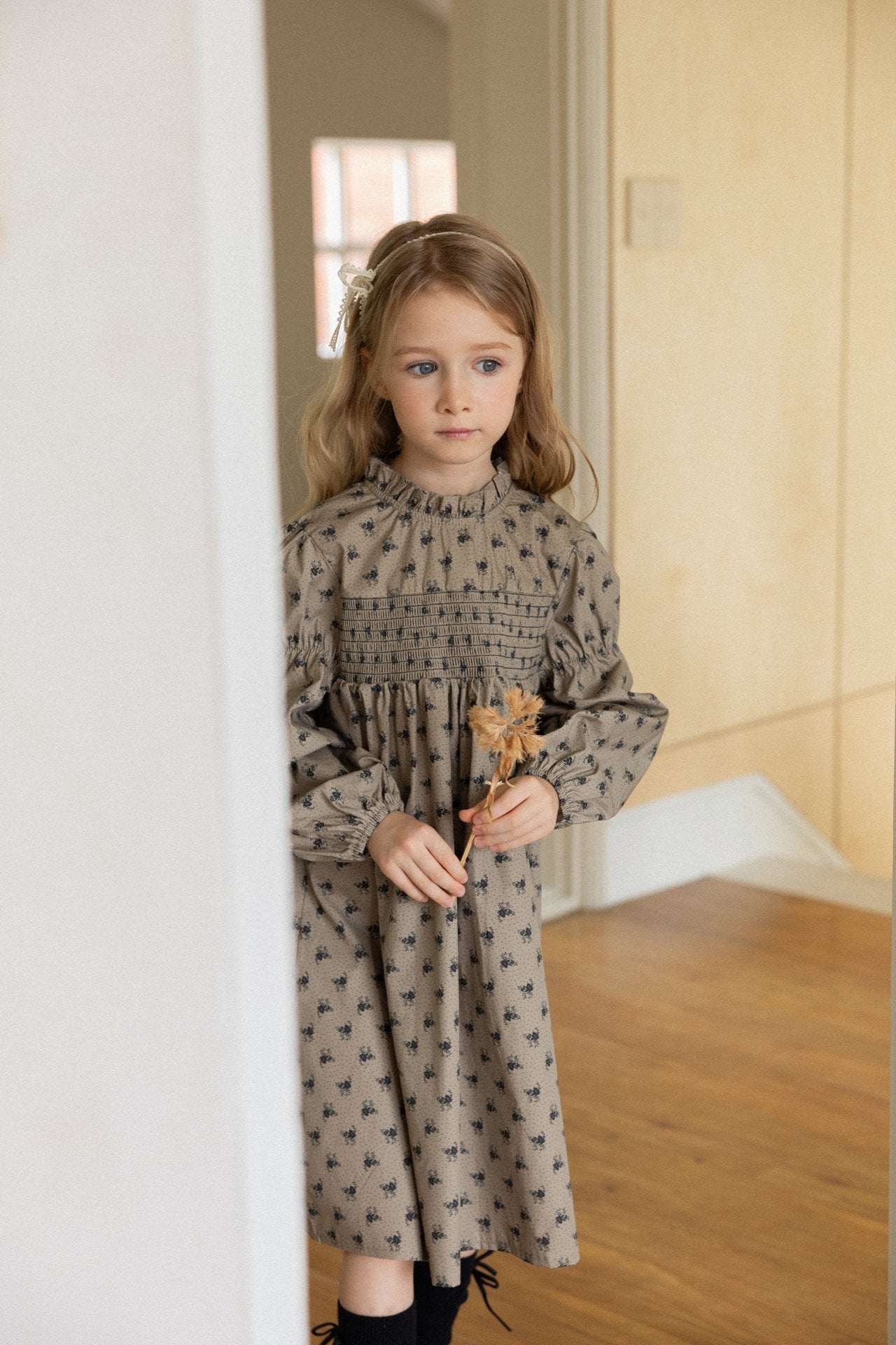 ［perrobebe］Ivy smock one-piece
