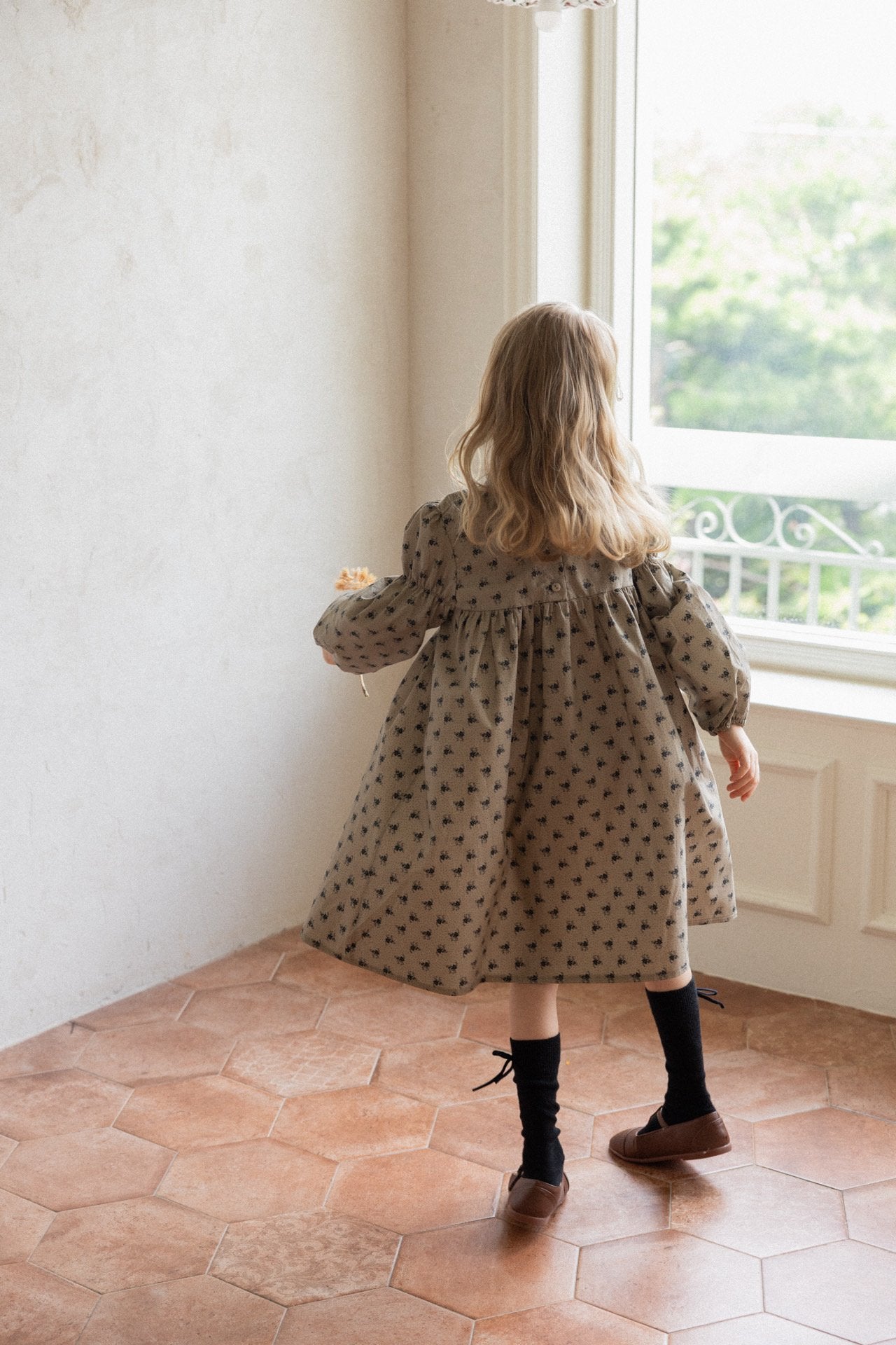 ［perrobebe］Ivy smock one-piece