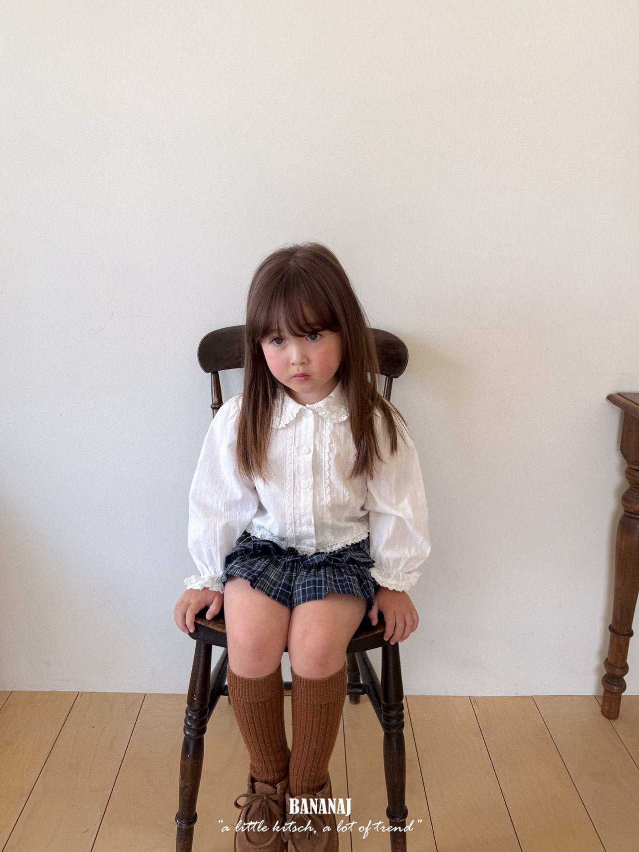［BANANAJ］Merci lace blouse
