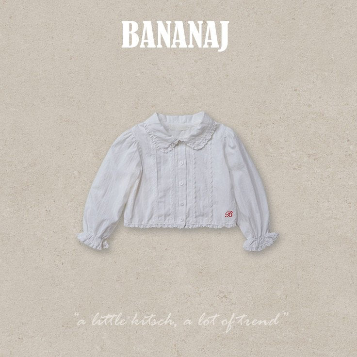 ［BANANAJ］Merci lace blouse