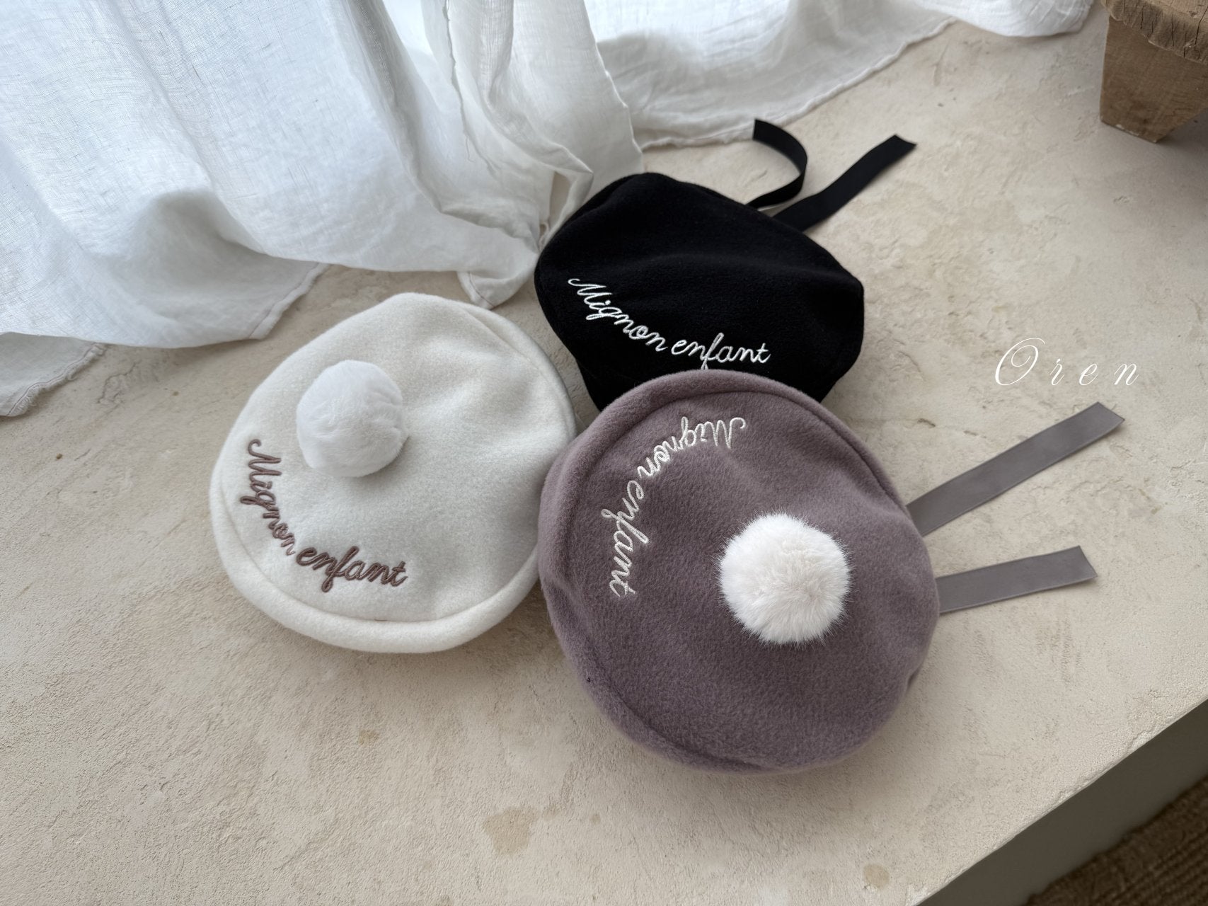 ［OREN］Noel fleece beret