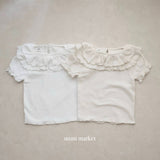 ［mimi market］Double collar frill tops