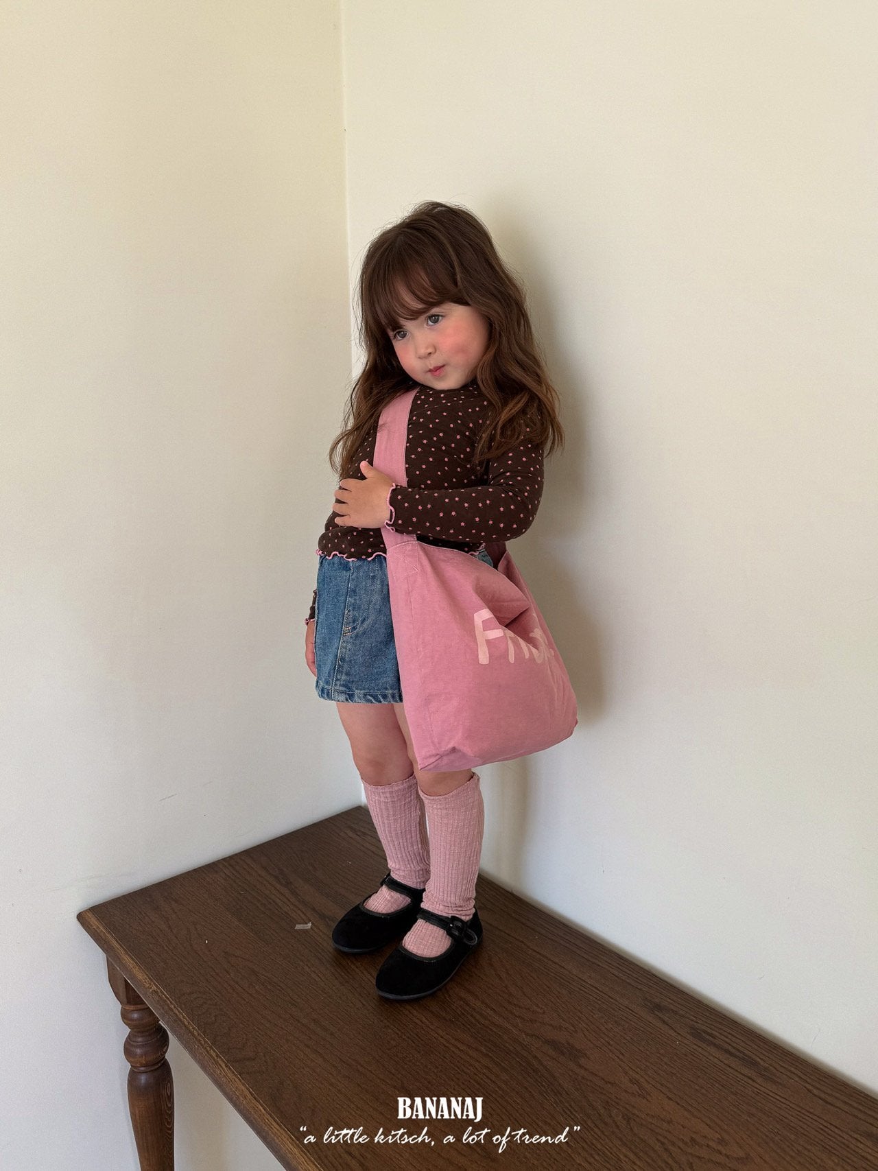 ［BANANAJ］ Rose mellow tops