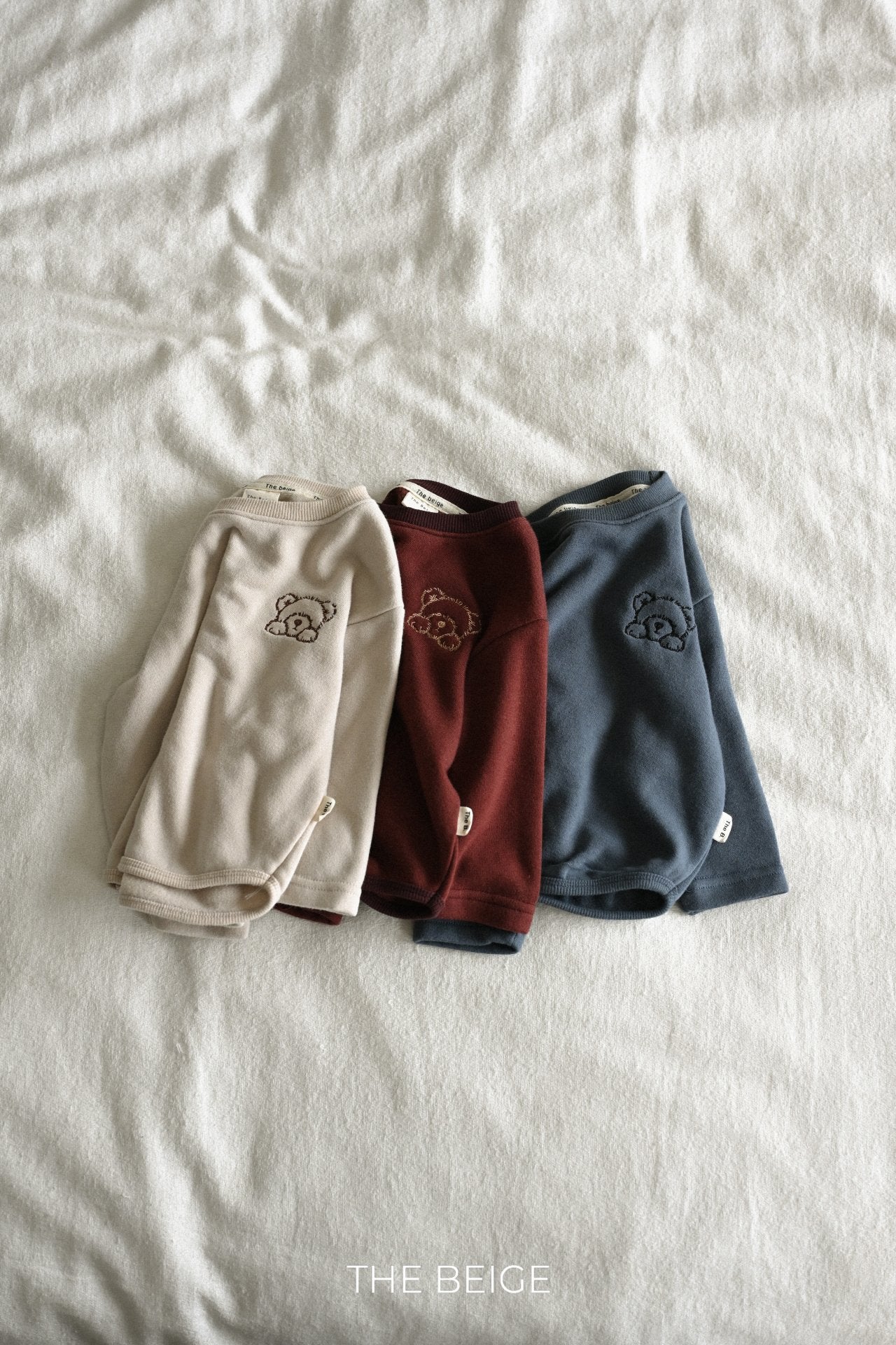 ［The beige］Bear mtm