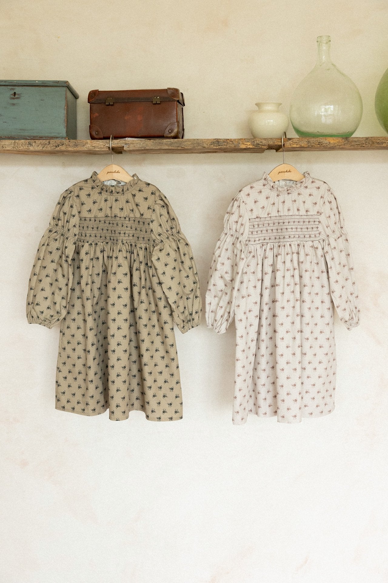 ［perrobebe］Ivy smock one-piece