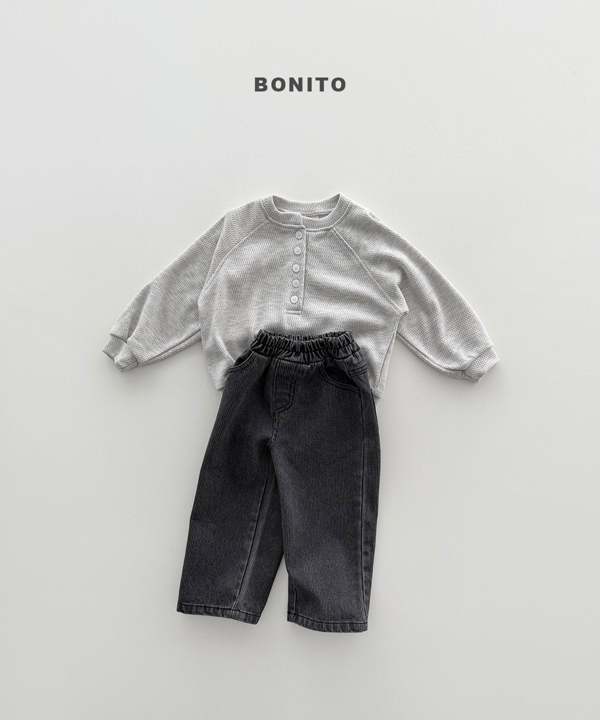 ［Bonito］Henry neck button mtm