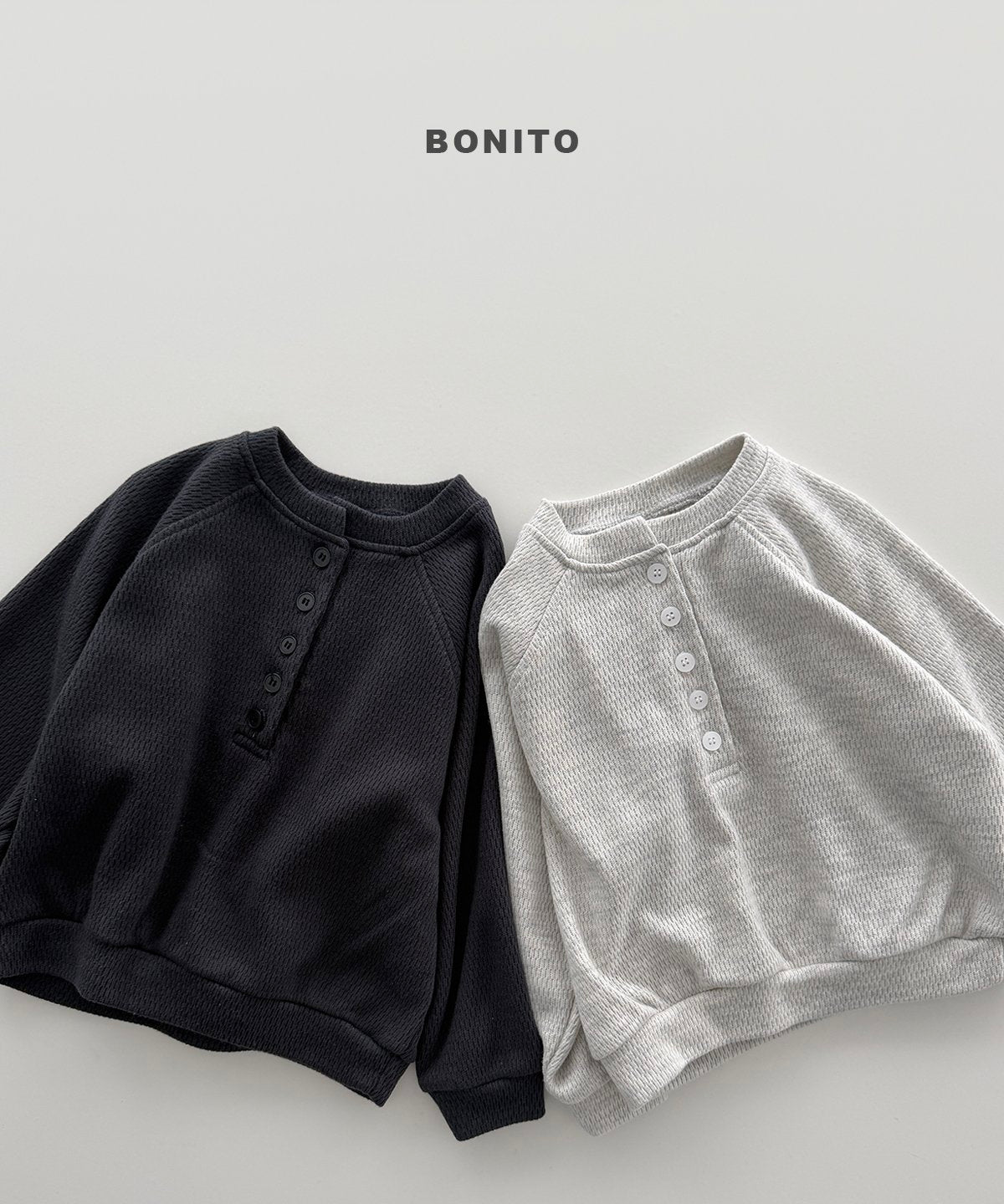 ［Bonito］Henry neck button mtm