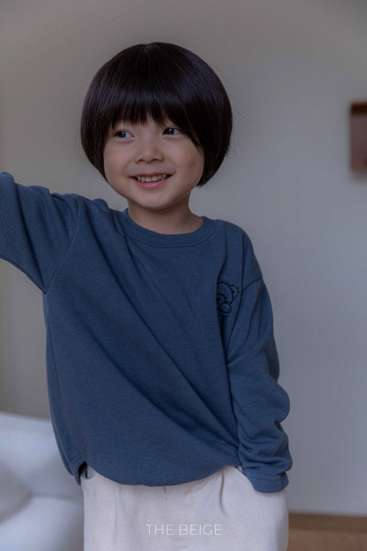 ［The beige］Bear mtm