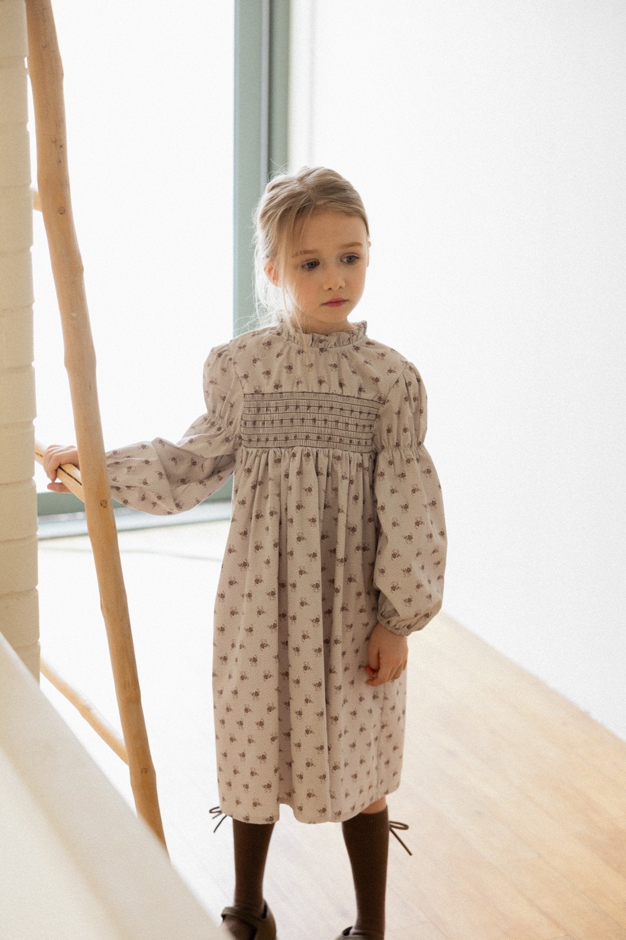 ［perrobebe］Ivy smock one-piece