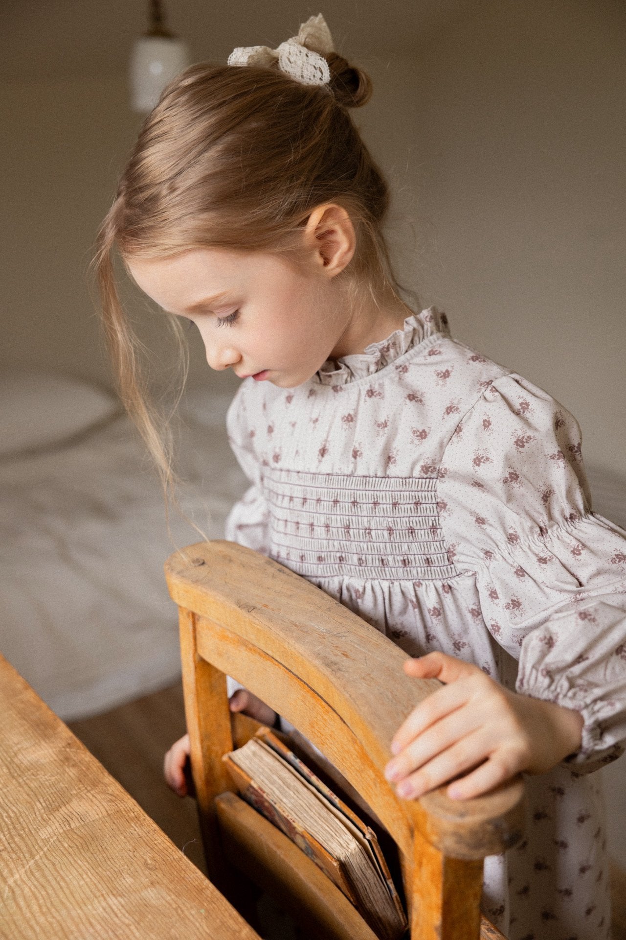 ［perrobebe］Ivy smock one-piece