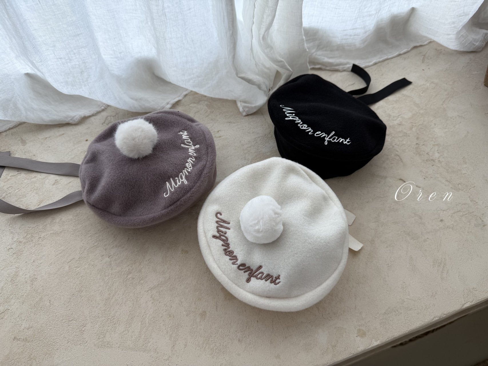 ［OREN］Noel fleece beret