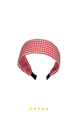 ［lenua］My check hair band