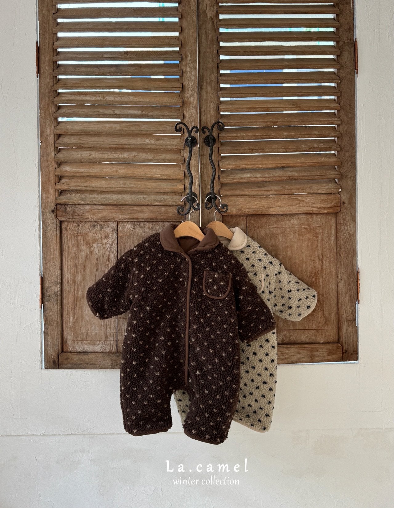 ［La.camel］Brownie  reversible padding suit