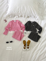 ［second moment］Coco frill stripe set up