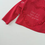 ［LINDO］Heart frill tee