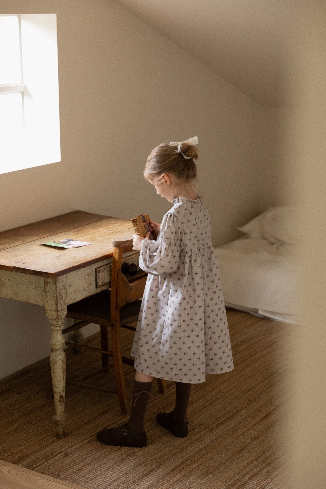 ［perrobebe］Ivy smock one-piece