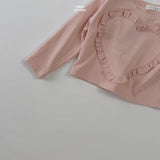 ［LINDO］Heart frill tee