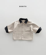 ［Bonito］Leather collar jacket