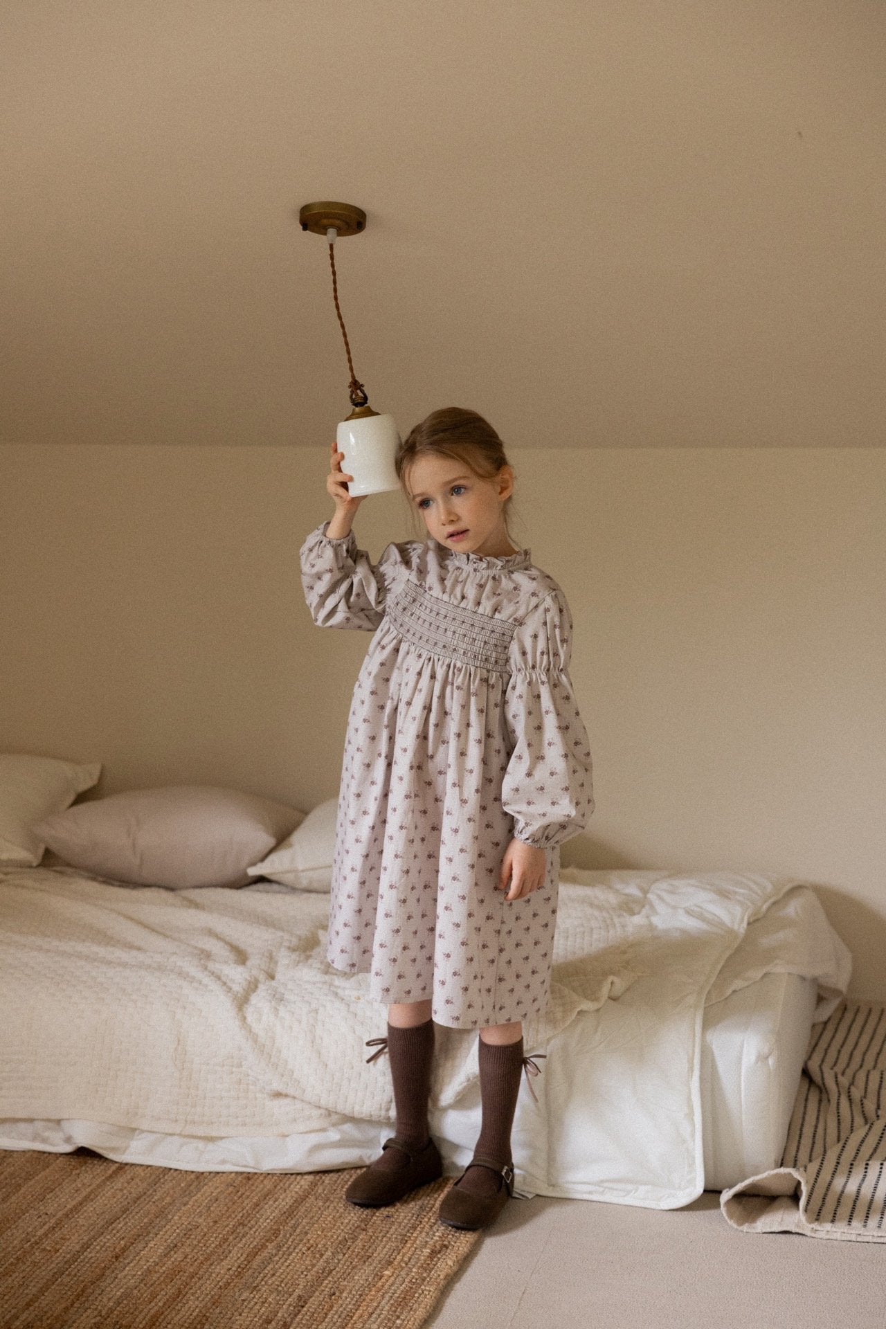 ［perrobebe］Ivy smock one-piece