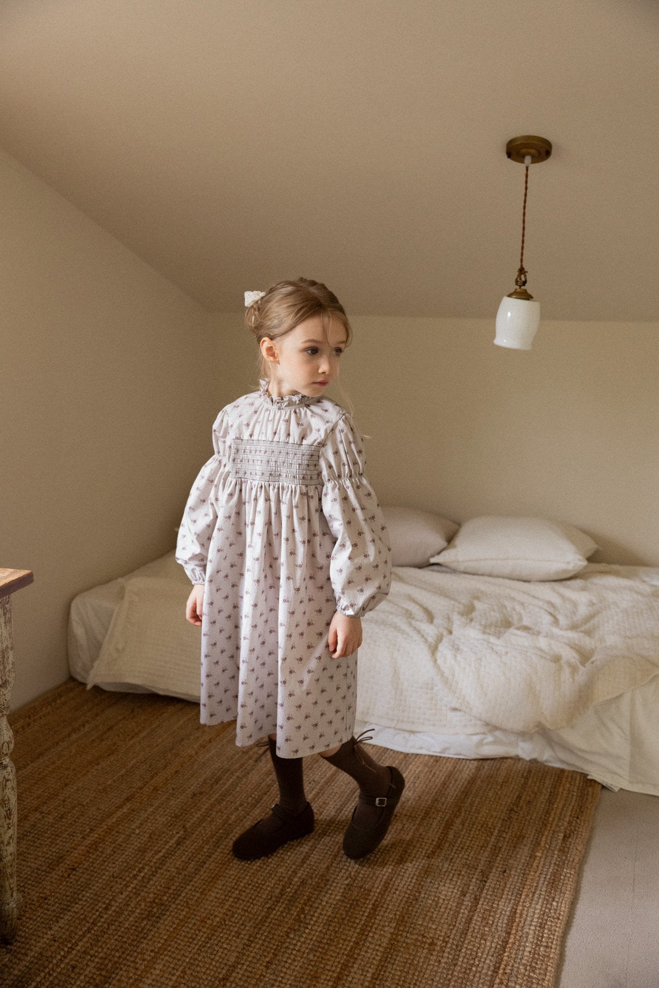 ［perrobebe］Ivy smock one-piece