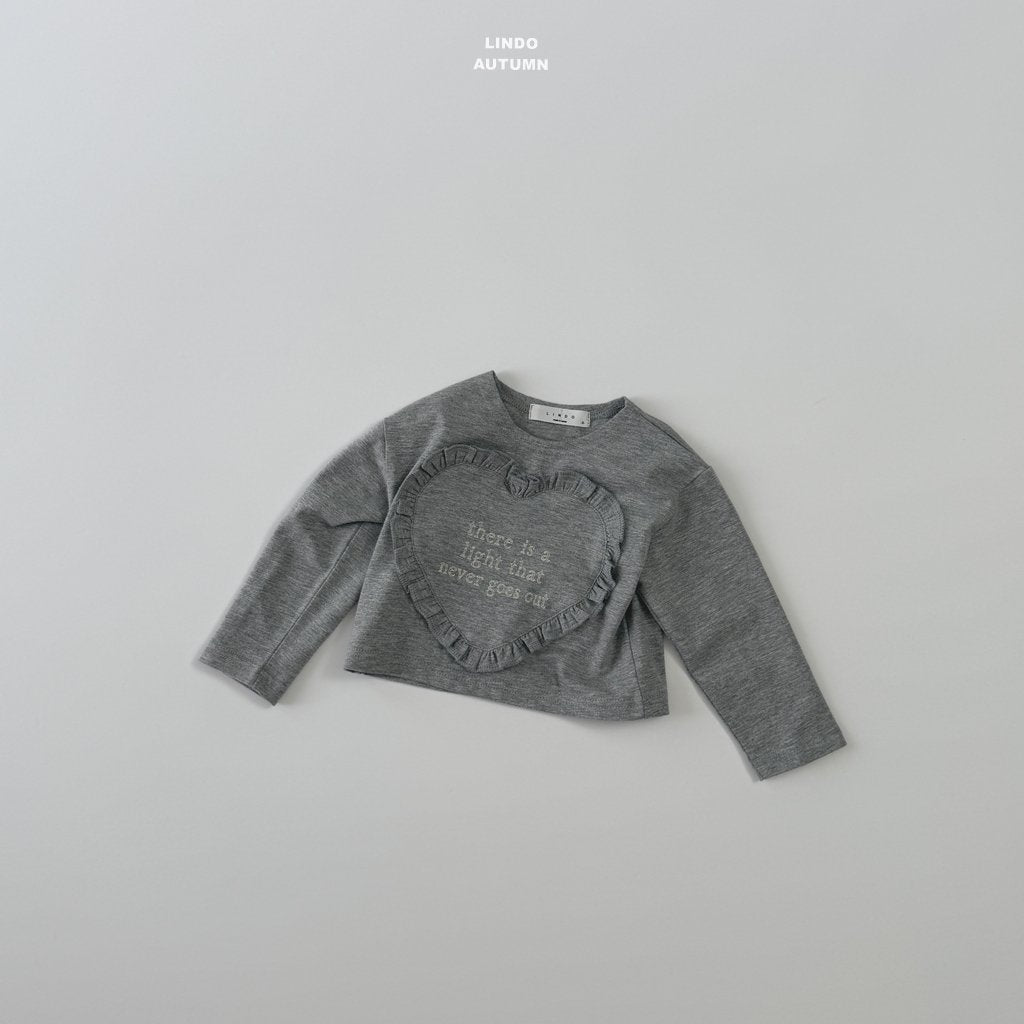 ［LINDO］Heart frill tee